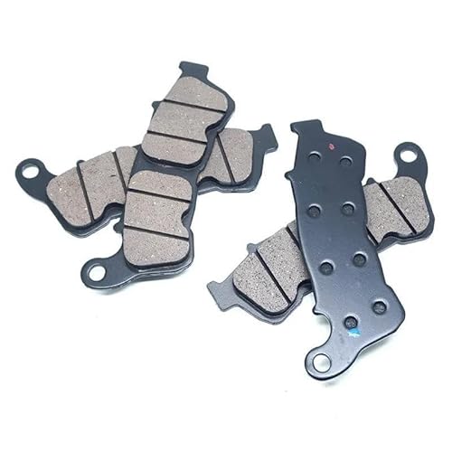 Nonuiny Für Transalp 700 XL700V XL 700 V ABS 2008 2009 2010 2011 Bremsbeläge Vorn/hinten, Rollerteile Bremsbeläge Motorräder(2x Front Brake Pads) von Nonuiny
