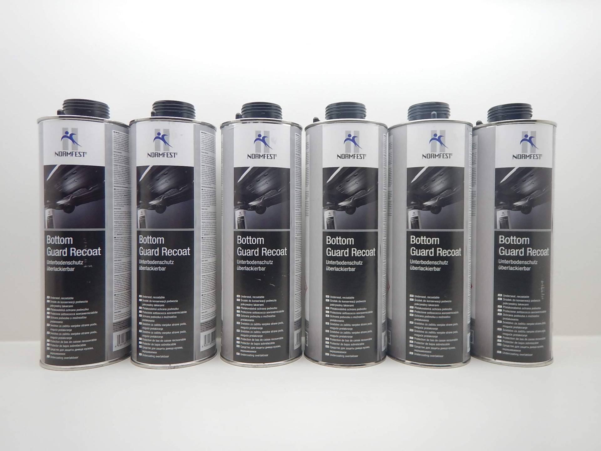 Normfest Bottom Guard Recoat Unterbodenschutz überlackierbar schwarz 6x 1000ml Normfest Bottom Guard Recoat Unterbodenschutz überlackierbar schwarz 6x 1000ml von Normfest