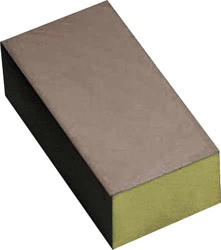 Normfest Carbon-Schleifklötze 60 x 30 x 20 mm (gelb, Körnung 1500) von Normfest