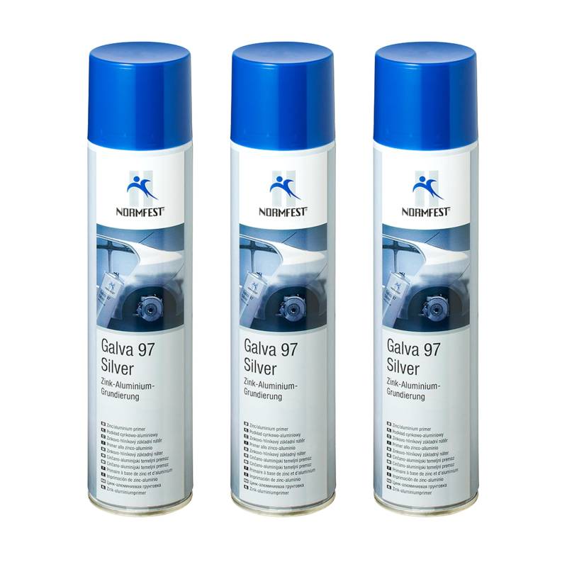 Normfest Galva 97 Zink-Aluminium Grundierung hitzefest schweißbar 3x 400ml von Normfest