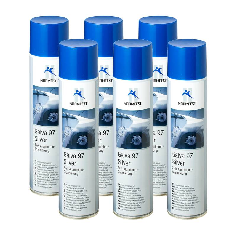 Normfest Galva 97 Zink-Aluminium Grundierung hitzefest schweißbar 6x 400ml von Normfest