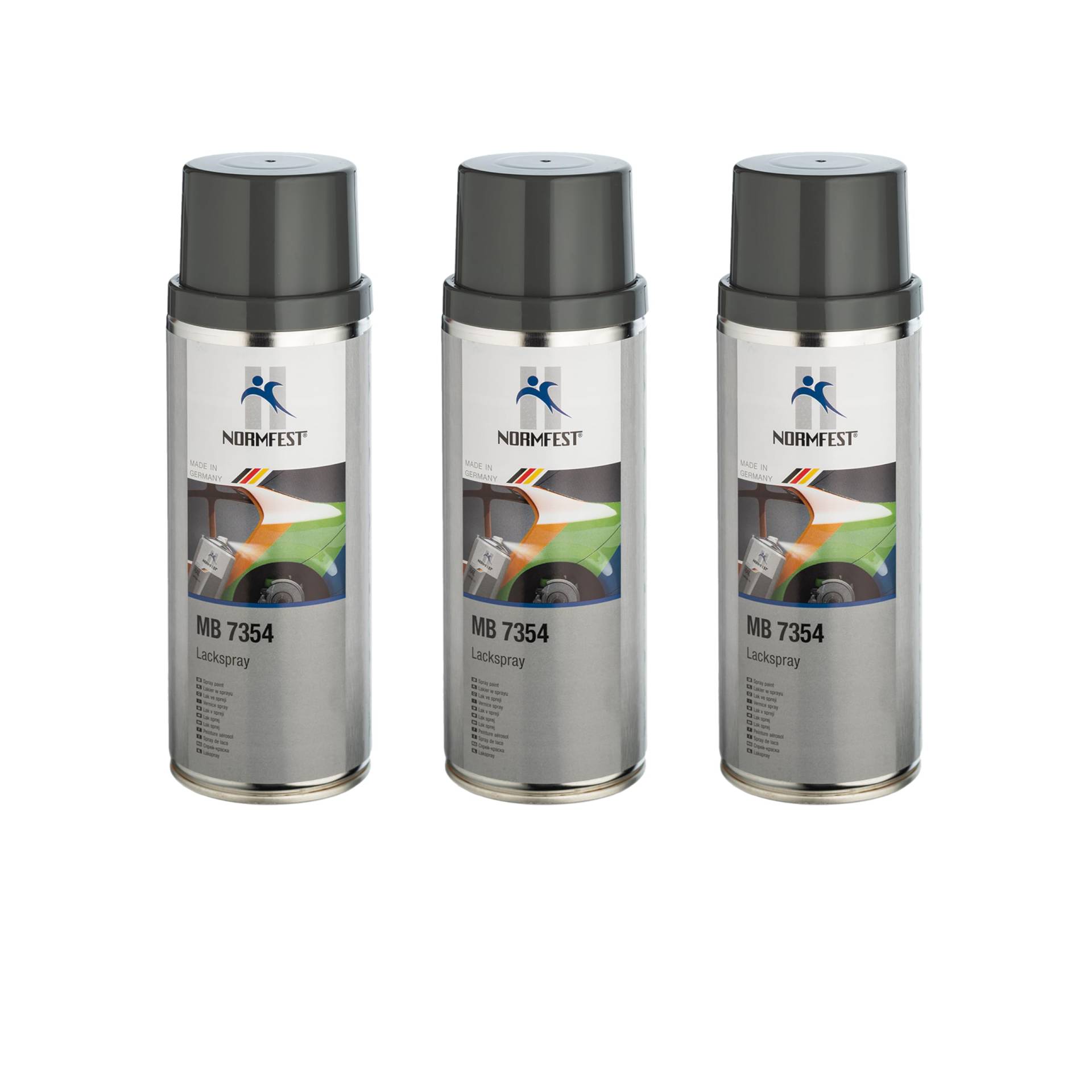 Normfest Lackspray MB 7354 argentitgrau seidenglatt 3x 400 ml Normfest Lackspray MB 7354 argentitgrau seidenglatt 3x 400 ml von Normfest