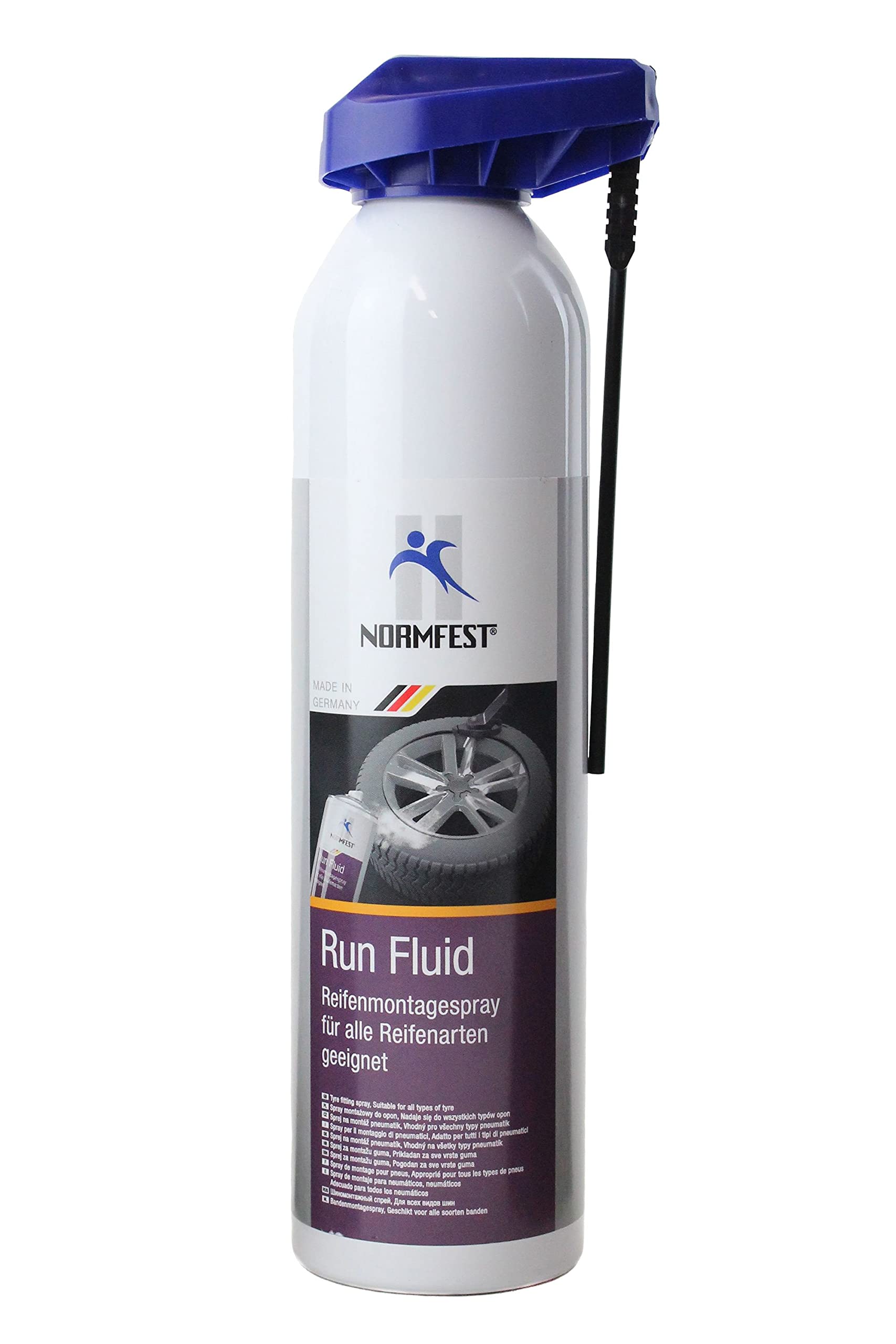 Normfest Run Fluid Reifenmontagespray Reifenmontagepaste Reifen Gleitmittel 400ml von Normfest