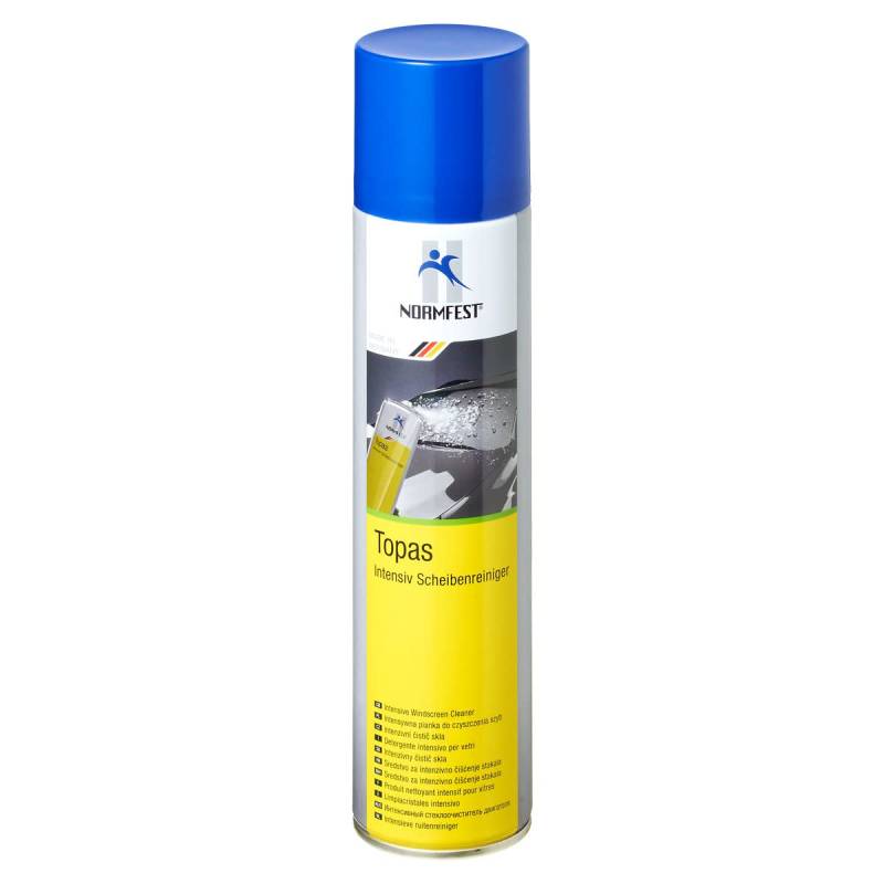 Normfest Reinigungsspray Auprotect Topas für die Windschutzscheibe, beseitigt die Spuren von Insekten, 400 ml von Normfest