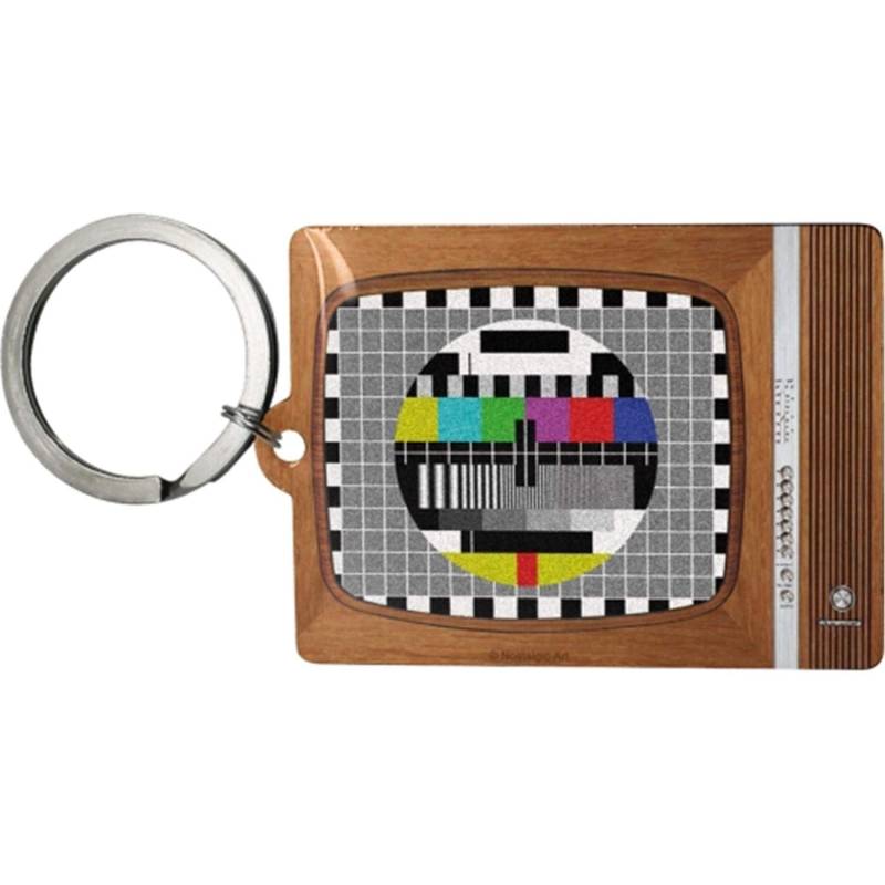 Nostalgic-Art 47015 Retro Wave TV, Schlüsselanhänger, 6 x 4,5 cm von Nostalgic-Art