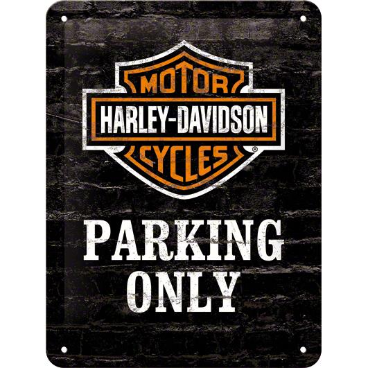 Nostalgic-Art Blechschild 15 x 20 "Harley-Davidson Parking Only" Nostalgic-Art Blechschild 15 x 20 "Harley-Davidson Parking Only" von Nostalgic-Art
