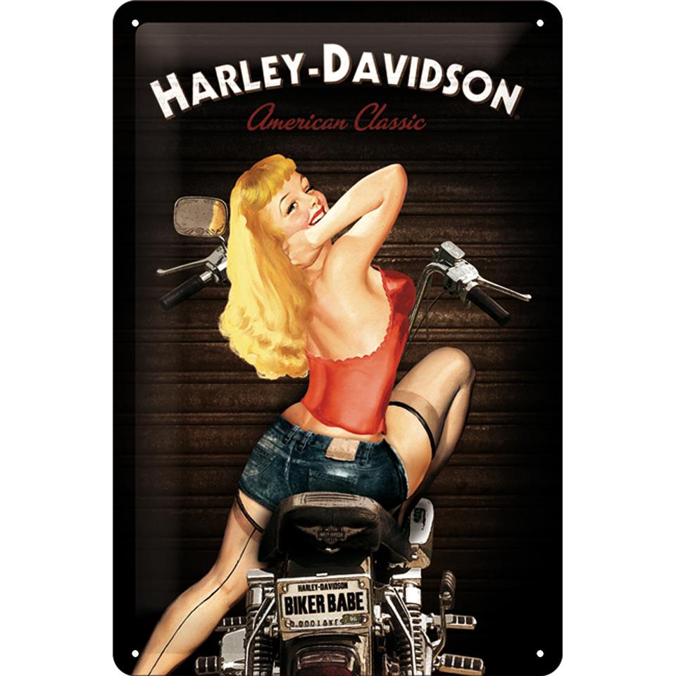 Nostalgic-Art Blechschild 20 x 30 "Harley-Davidson Biker Babe" Nostalgic-Art Blechschild 20 x 30 "Harley-Davidson Biker Babe" von Nostalgic-Art