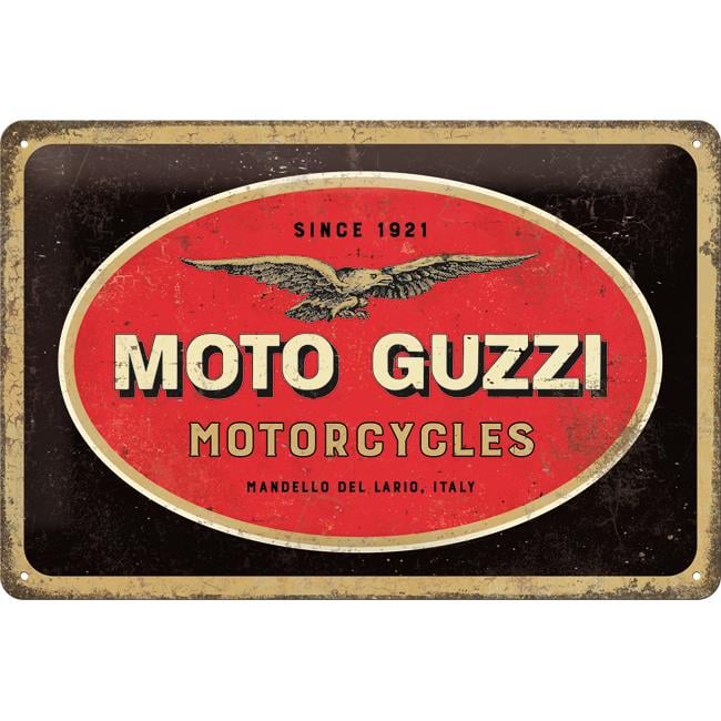 Nostalgic-Art Blechschild 20 x 30 "Moto Guzzi - Logo Motorcycles" Nostalgic-Art Blechschild 20 x 30 "Moto Guzzi - Logo Motorcycles" von Nostalgic-Art