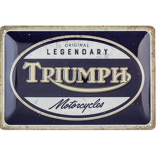 Nostalgic-Art Blechschild 20 x 30 cm Triumph - Legendary Motorcycles Nostalgic-Art Blechschild 20 x 30 cm Triumph - Legendary Motorcycles von Nostalgic-Art