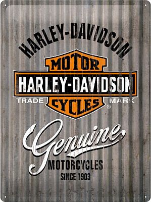 Nostalgic Art Harley-Davidson - Metal Wall, Blechschild - 40 cm x 30 cm von Nostalgic Art