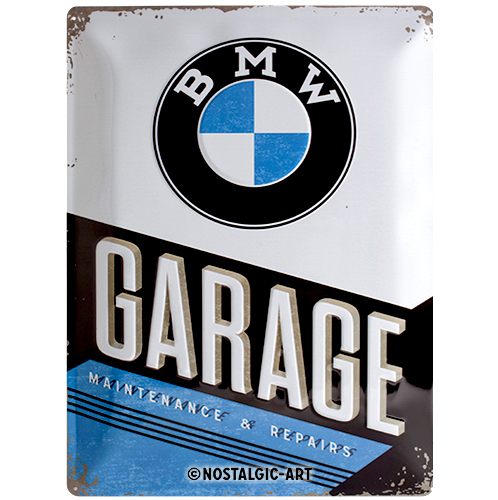 Nostalgic Art Retro Blechschild 30x40cm, Motiv "BMW - Garage", 1 Stück Nostalgic Art Retro Blechschild 30x40cm, Motiv "BMW - Garage", 1 Stück von Nostalgic-Art