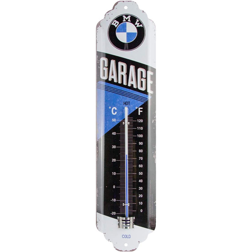 Nostalgic Art Retro Thermometer, Motiv "BMW - Garage", 1 Stück von Nostalgic-Art