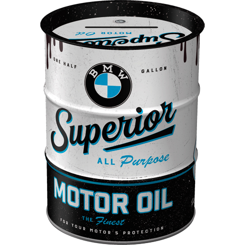 Nostalgic-Art Spardose Ölfass "BMW - Superior Motor Oil" Nostalgic-Art Spardose Ölfass "BMW - Superior Motor Oil" von Nostalgic-Art