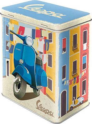 Nostalgic Art Vespa - Italian Laundry, Vorratsdose L - 14 cm x 20 cm x 10 cm von Nostalgic Art