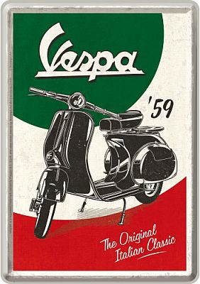 Nostalgic Art Vespa - The Italian Classic, Blechpostkarte - 14 cm x 10 cm von Nostalgic Art