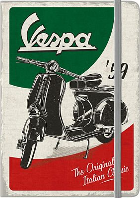 Nostalgic Art Vespa - The Italian Classic, Notizbuch - 22 cm x 1 cm x 15 cm von Nostalgic Art