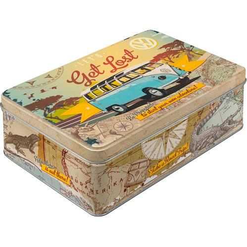 Nostalgic-Art Vorratsdose Flach "VW Bulli Let's get lost" Nostalgic-Art Vorratsdose Flach "VW Bulli Let's get lost" von Nostalgic-Art