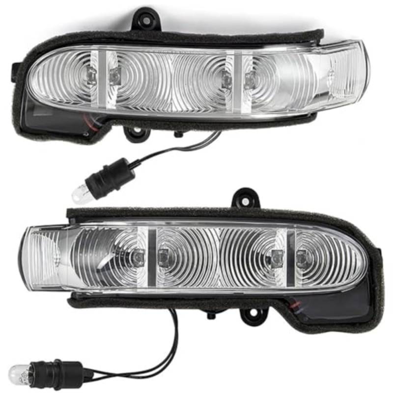 NoteDi Seitenspiegel-Blinkerleuchten Auto Rückspiegel Blinker Für Benz W211 S211 W463 W461 C/E Class Auto Rückspiegel Seitenspiegel Blinker Kontrollleuchte,Left and Right von NoteDi