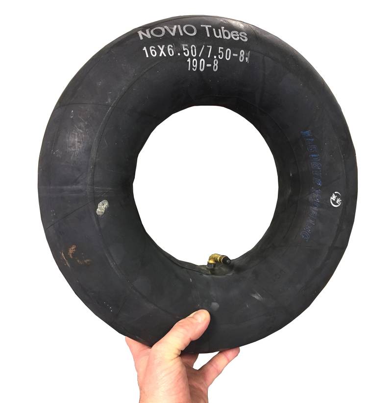 Schlauch 16x6.50-8/7.50-8 Aufsitzmäher kompatibel für diverse Reifen Aufsitz Traktor Rasenmäher mit Winkelventil 90° gebogen von PGONA