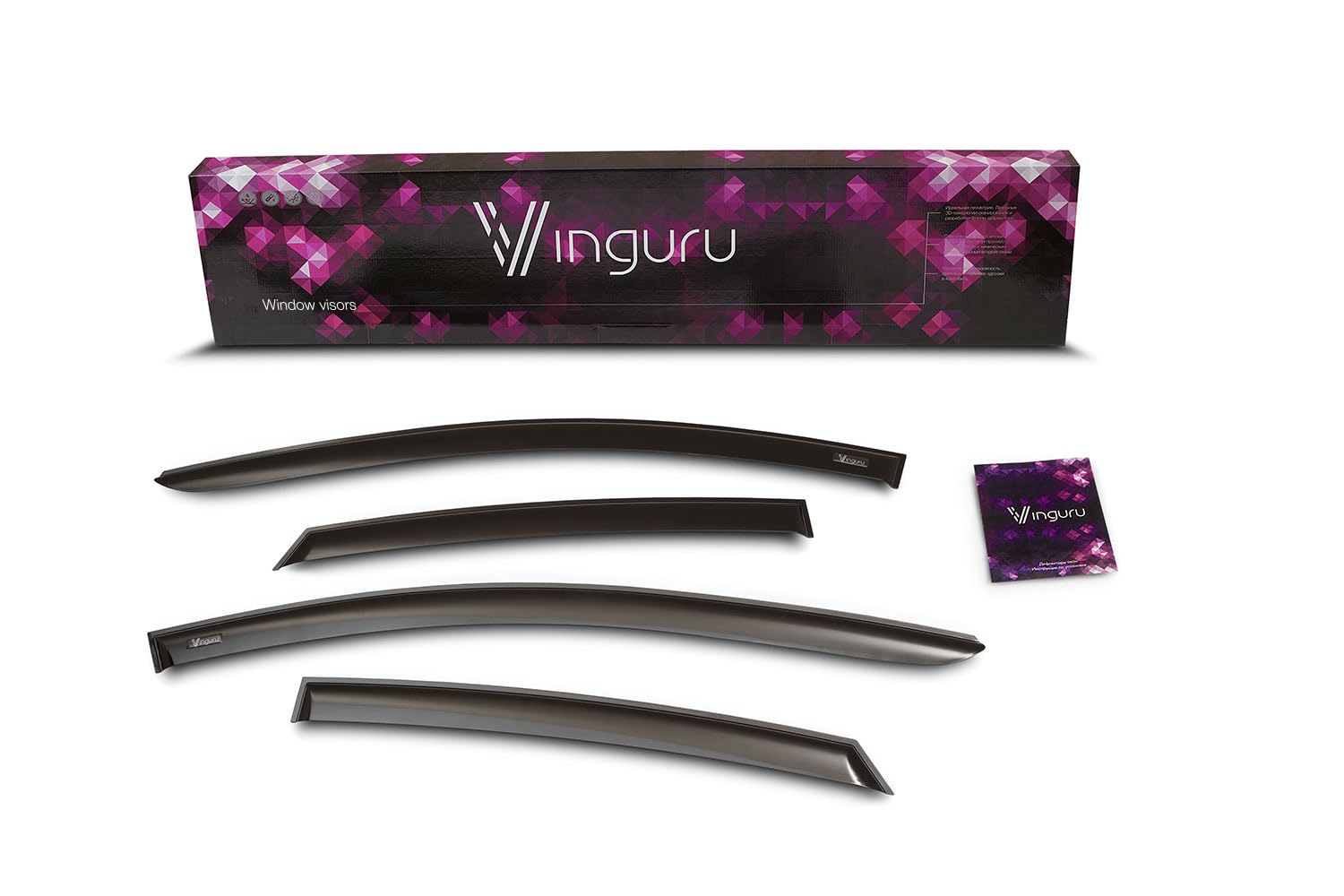 Windabweiser Vinguru passend für VW Caddy III 2004-2010, 2010-2015 Windabweiser Vinguru passend für VW Caddy III 2004-2010, 2010-2015 von Novline