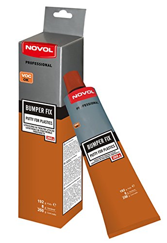 Novol professioneller Reparatursatz für Auto-Stoßstange, Füllstoff, 200 g, Spachtel aus Kunststoff von Novol