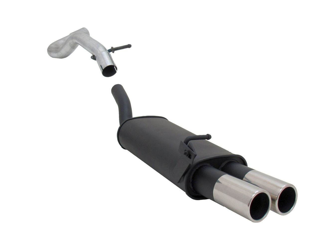 Novus Sportauspuff Endschalldämpfer Gruppe N A2752E76 mit Endrohr 2 x 76mm Novus Sportauspuff Endschalldämpfer Gruppe N A2752E76 mit Endrohr 2 x 76mm von PGONA