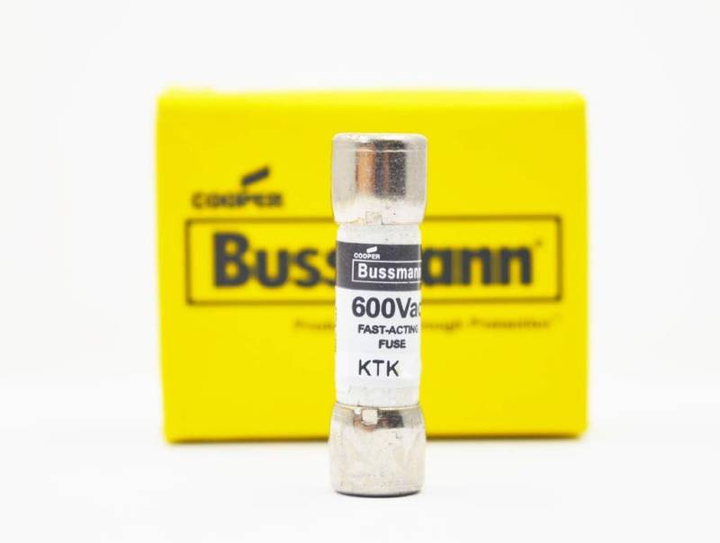 Bussmann KTK-1 1 1 Amp Typ KTK Schnellsicherung 600 Vac Melamin Rohr 10x38 mm von Nowartt
