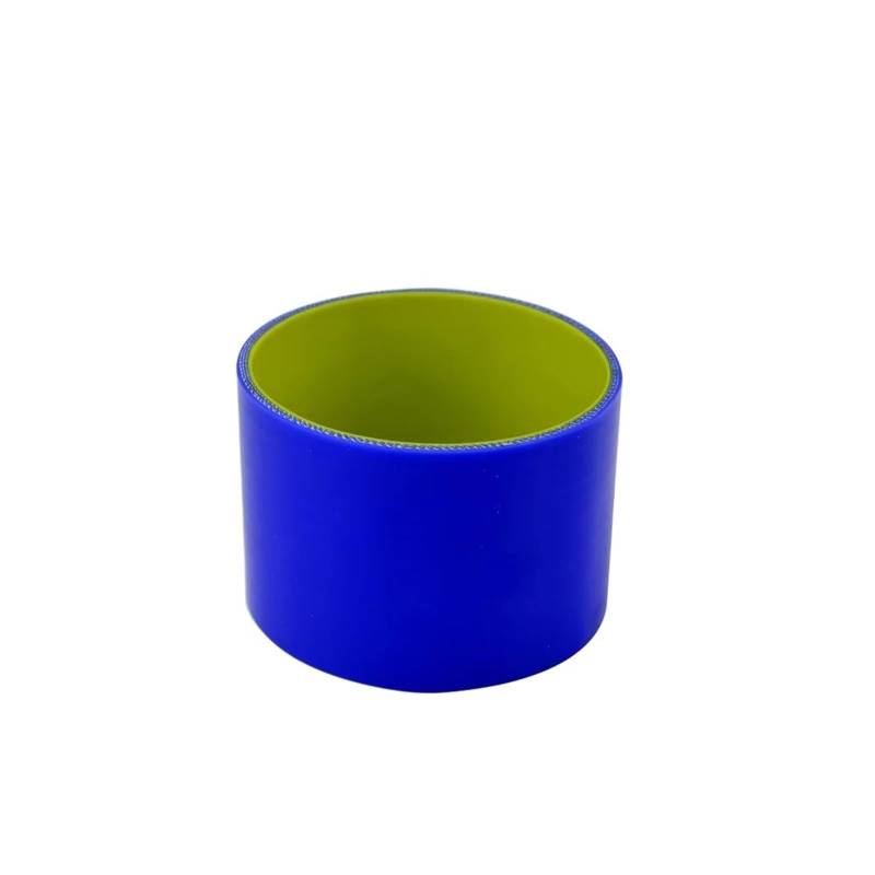 Auto Ansaugschlauch 2'' 51mm / 2.5" 64mm / 3" 76mm / 4" 102mm Gerade Silikon Ladeluftkühler Turbo Ansaugrohr Koppler Schlauch BLAU & Gelb Luftansaugschlauch(4.0 inch) von Nqkcuac