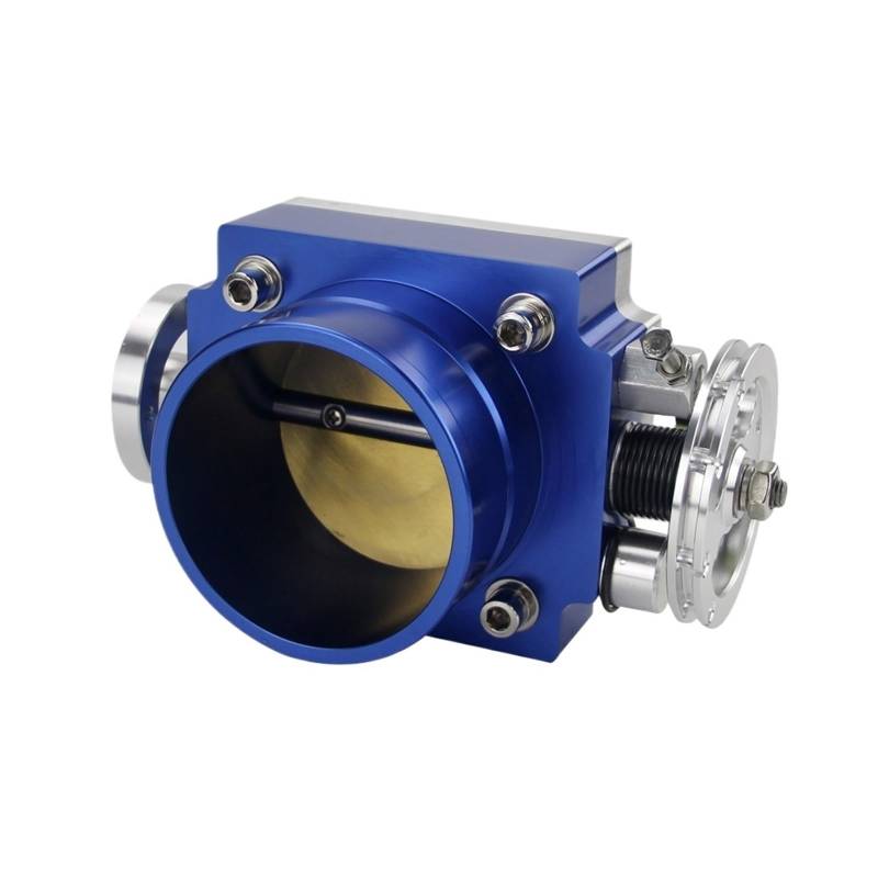 Auto Ansaugschlauch DROSSELKLAPPENGEHÄUSE Performance ANSAUGKRÜMMER Billet Aluminium HIGH Flow 65MM 70MM 80MM 90MM Luftansaugschlauch(70MM Blue) von Nqkcuac