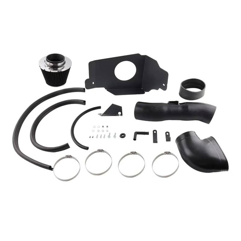 Auto Ansaugschlauch Für Ford Für Mustang GT 4.6L V8 2005 2006 2007 2008 2009 Auto Modifikation Teile Kaltlufteinlass -Induktion Kit + Schwarzfilter Luftansaugschlauch von Nqkcuac