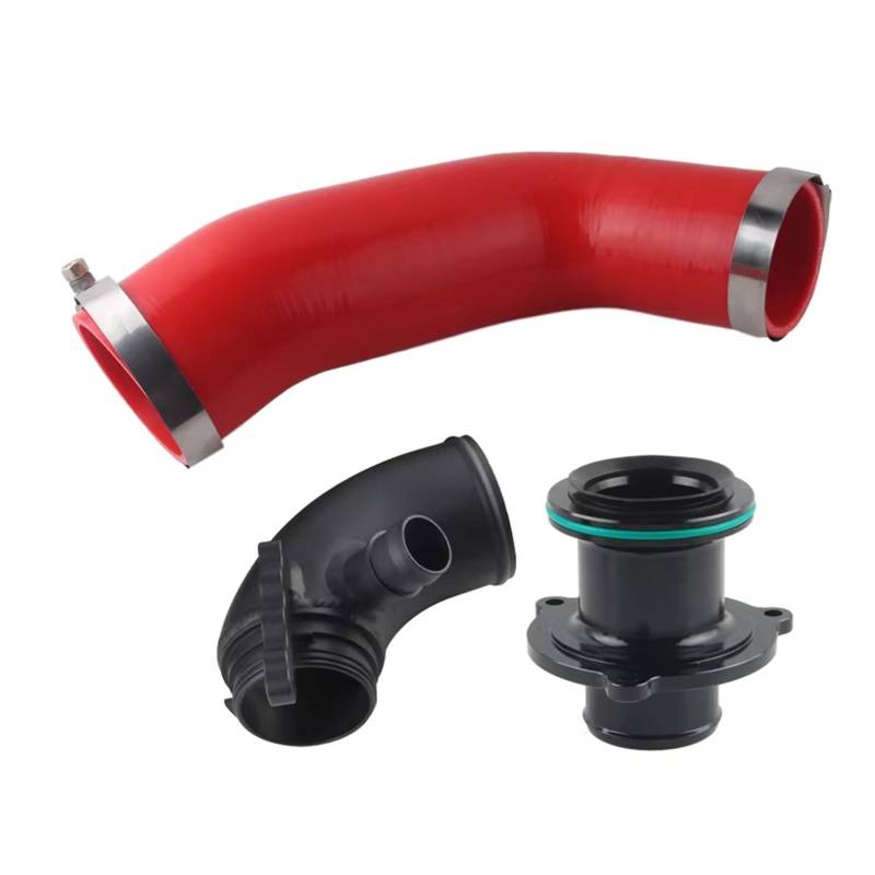 Auto Ansaugschlauch Für Golf 7 EA888 Gen3 Auto Turbo Einlass Auslass Upgrade Rohre Ansaugrohre Turbo Schalldämpfer Ansaugschlauch Rohr Luftansaugschlauch(RED Hose C) von Nqkcuac