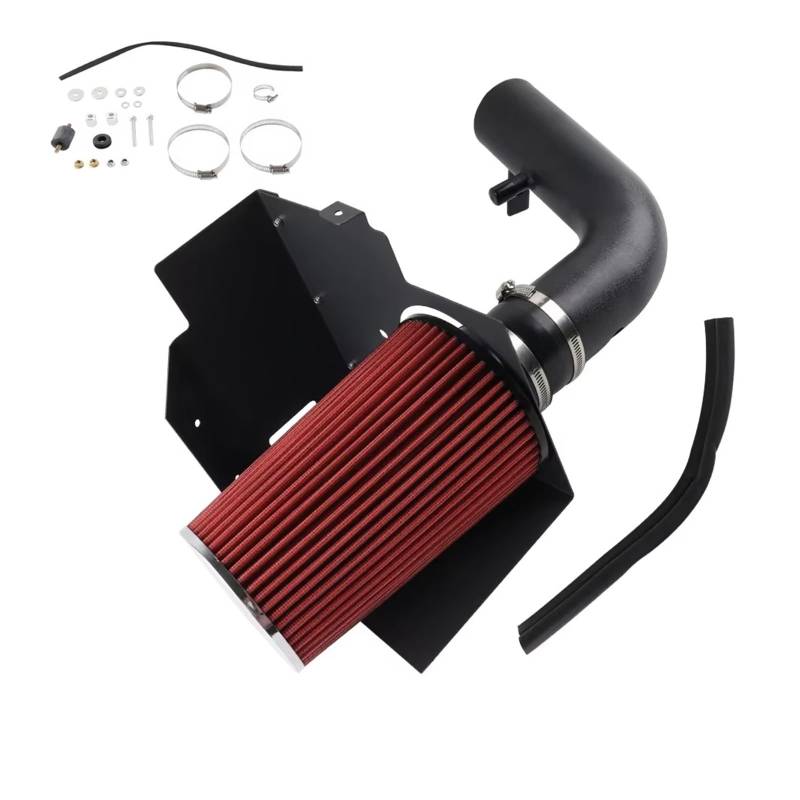 Auto Ansaugschlauch Für Jeep Für Wrangler JK Sport Utility 3.8L 2WD 4WD 2007 2008 2009 2010 2011 Rot Cold Air Intake 10554 Luftansaugschlauch von Nqkcuac