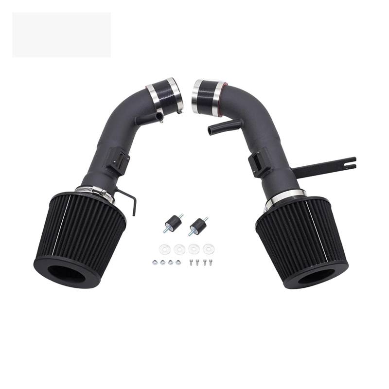 Auto Ansaugschlauch Für Nissan 370Z Für G35 G37 Q50 3.7L Motor High Flow Mit Sport Luftfilter Auto Kaltluft Ansaugrohr Kit Rohr Passt Luftansaugschlauch von Nqkcuac