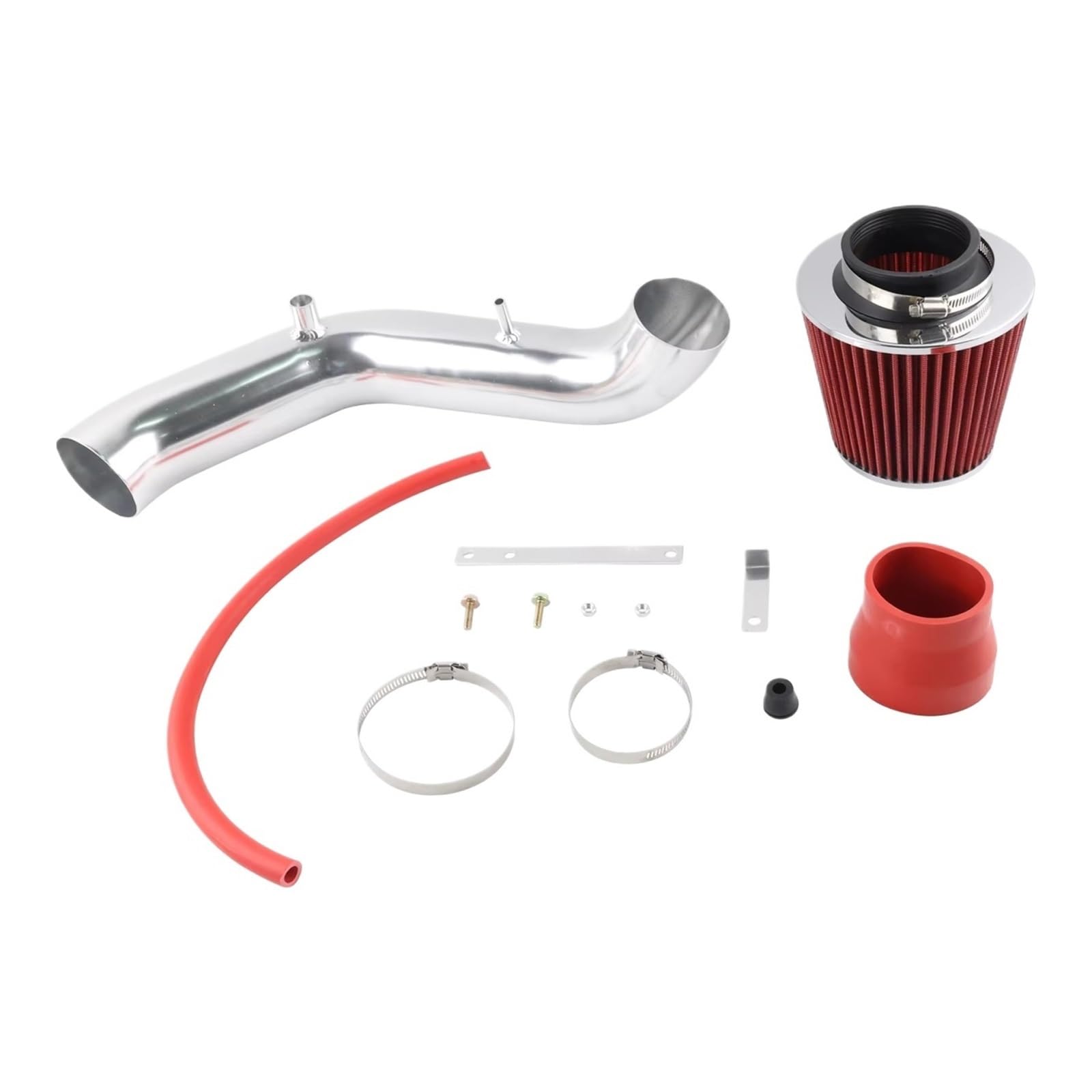 Auto Ansaugschlauch Für RSX Basismodell 2.0L VTEC Motor 2002 2003 2004 2005 2006 Lufteinlassteile Kaltes Short Ram Silber Luftansaugrohr-Kit + ROTER Filter Luftansaugschlauch Auto Ansaugschlauch Für RSX Basismodell 2.0L VTEC Motor 2002 2003 2004 2005 2006 Lufteinlassteile Kaltes Short Ram Silber Luftansaugrohr-Kit + ROTER Filter Luftansaugschlauch von Nqkcuac