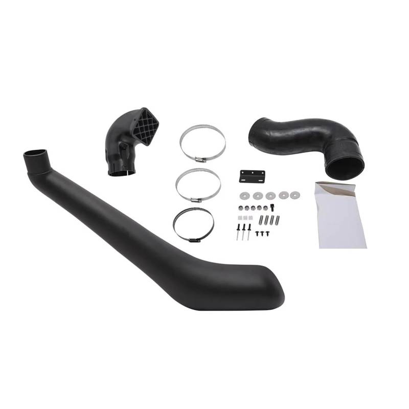 Auto Ansaugschlauch Für Toyota Für Hilux Für Revo Für Rocco 2015 2016 2017 2018 2019 2020 2.8L Dieselmodelle Mattschwarzes Luftansaug-Schnorchel-Kit Luftansaugschlauch von Nqkcuac