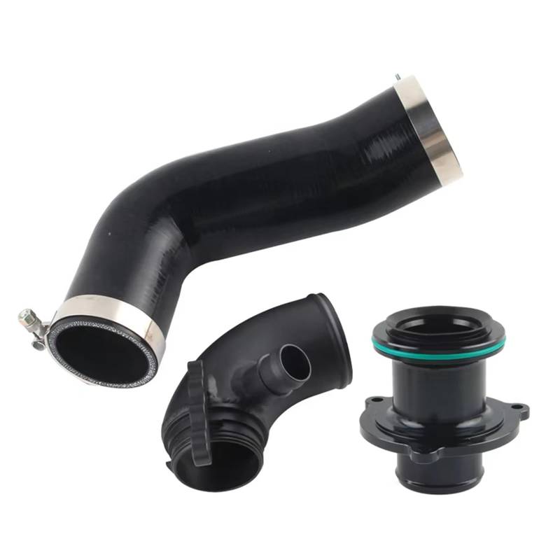 Auto Ansaugschlauch Für V8 MK3 Für A3 S3 TT Ea888 3gen MotorSilikon Ansaugschlauch Rohr Turbo Einlass Ellenbogen Schalldämpfer Löschen Luftansaugschlauch(Black) von Nqkcuac
