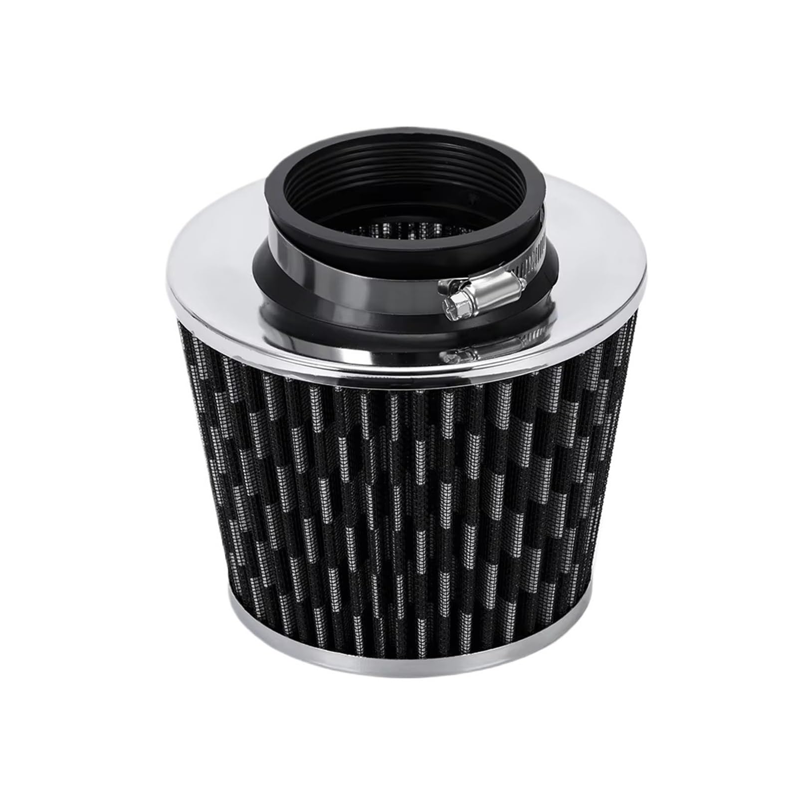 Auto Ansaugschlauch Luftfilter Und Kaltluftansaugrohr Turbo-Induktionsrohr-Set Mit Luftfilterkegel Universell 3 Zoll 76 Mm JR-AIT28 + IMK14 Luftansaugschlauch(Aspicture A) von Nqkcuac
