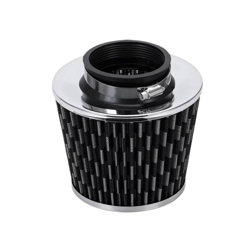 Auto Ansaugschlauch Luftfilter Und Kaltluftansaugrohr Turbo-Induktionsrohr-Set Mit Luftfilterkegel Universell 3 Zoll 76 Mm JR-AIT28 + IMK14 Luftansaugschlauch(Aspicture A) von Nqkcuac