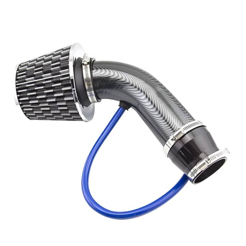 Auto Ansaugschlauch Universal Auto Cold Air Intake Filter Alumimum Induction Kit Rohr Schlauch System Auto Zubehör 2.5/3 Zoll Luftansaugschlauch von Nqkcuac