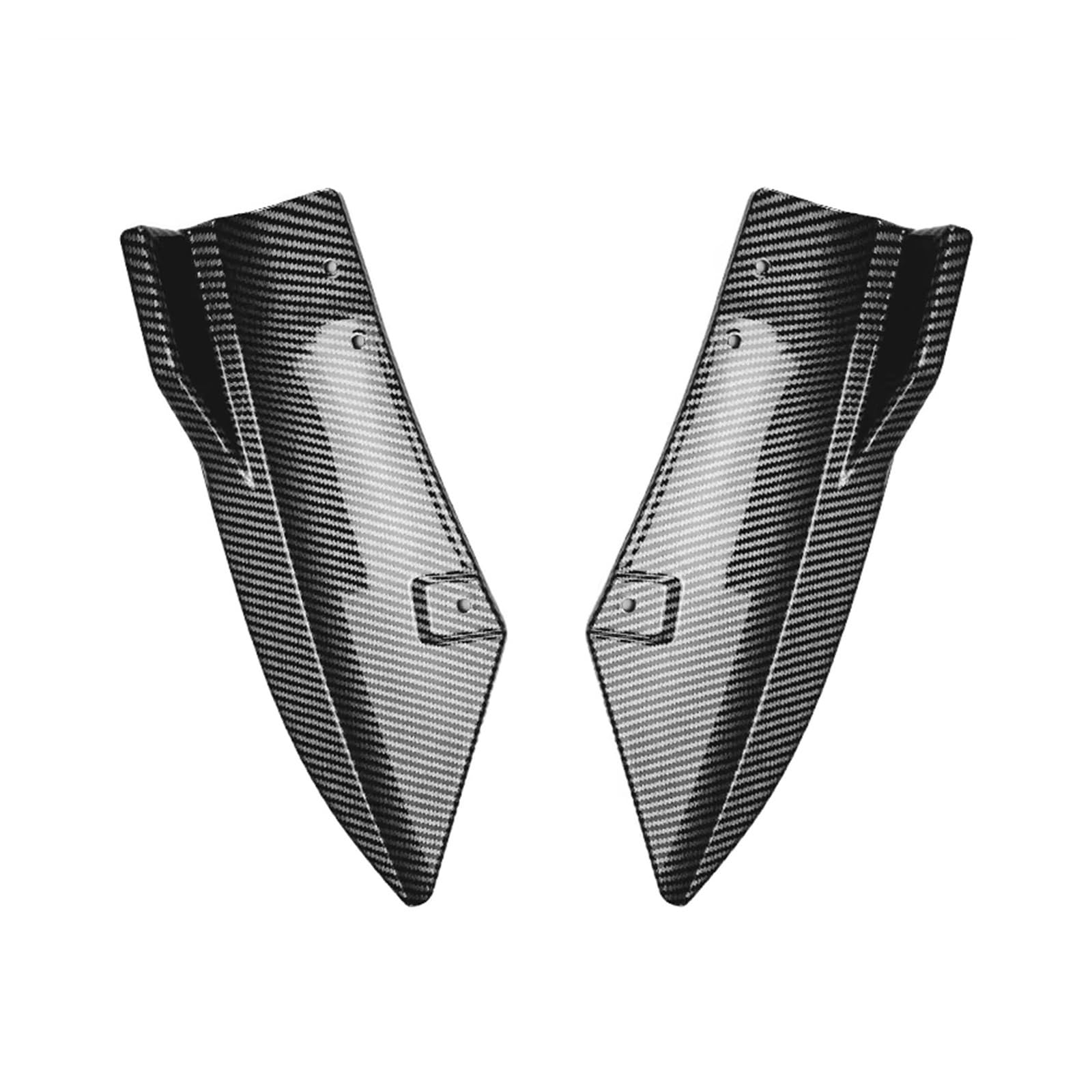 Heckspoiler Auto Heckspoilerlippe Splitter Seiten-Canards Spoiler Diffusor Verkleidungskörper-Kits Durch ABS-Abdeckung Für X3 G01 LCI Sport 2018 2019 2020 2021 Spoiler(Carbon Look) von Nqkcuac