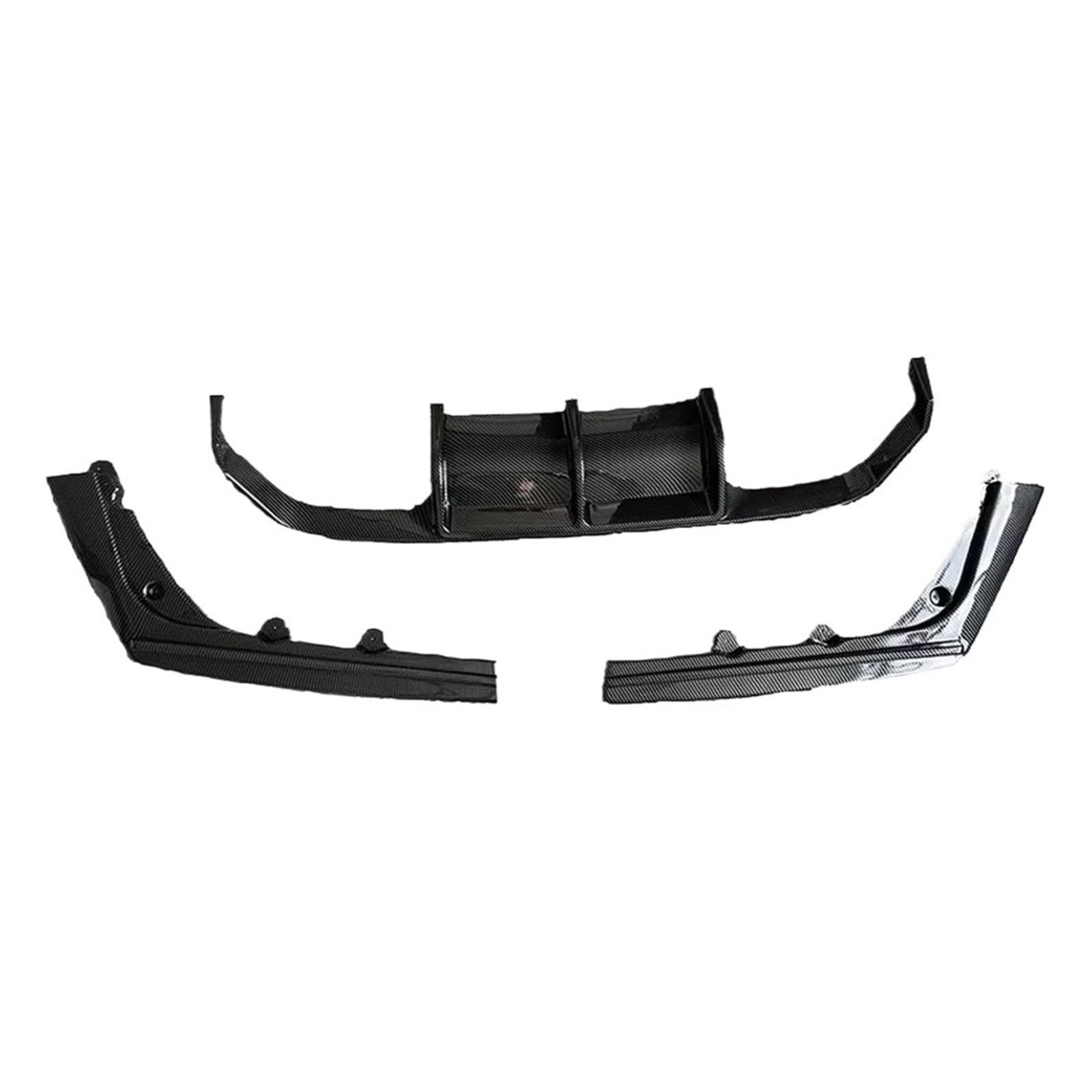 Heckspoiler Auto Heckstoßstangendiffusor Spoilerlippe Splitter Heckstoßstangenlippenschutz Schutz Carbon Look Für M3 F80 M4 F82 F83 2014 2015 2016 2017 2018 Spoiler(Carbon Look) von Nqkcuac