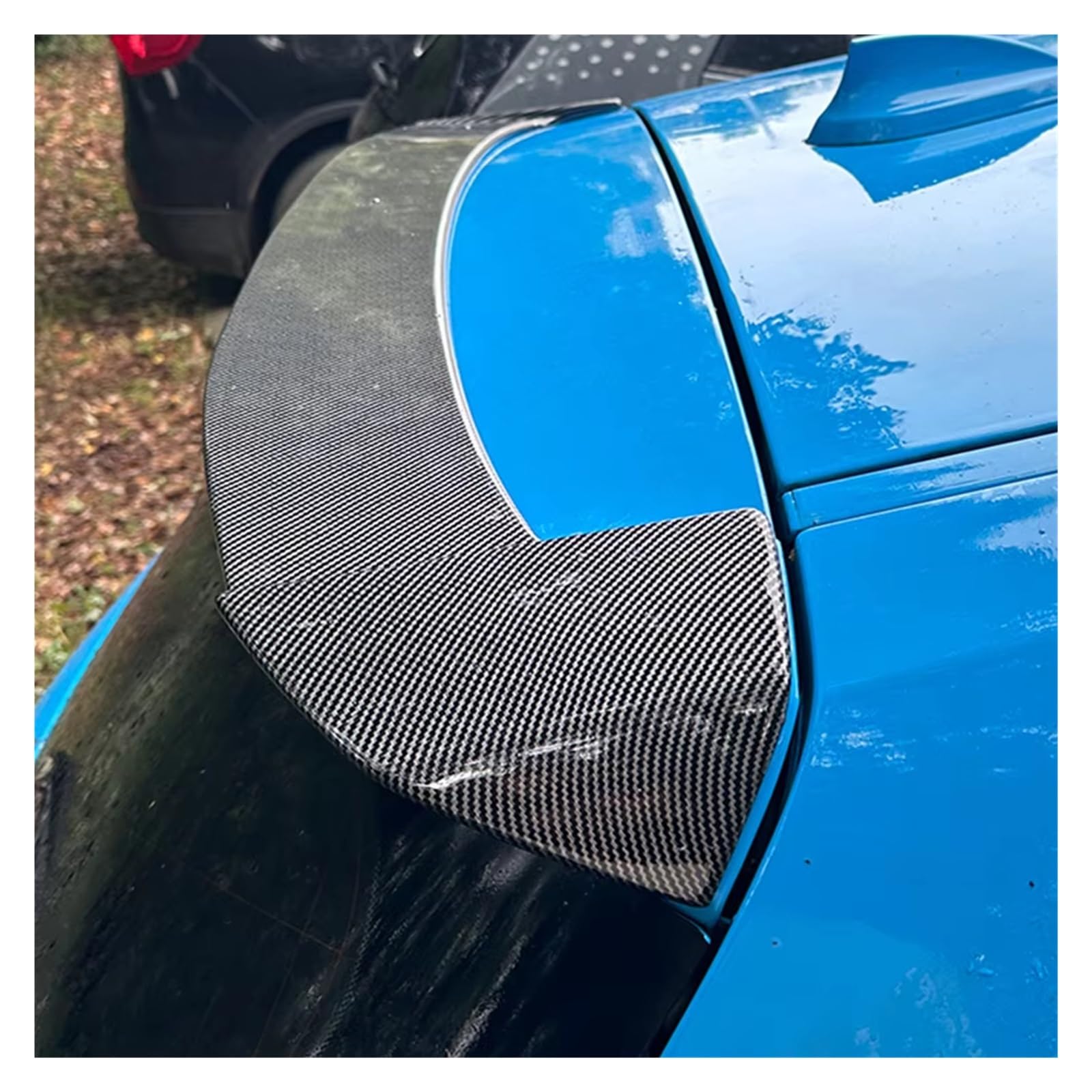 Heckspoiler Autoschwanzflügel Fester Windspoiler Heckflügel Glanz Carbon Autoteile Für 1er F20 F21 116i 120i 118i M135i 2011-2018 Spoiler(Carbon Look) von Nqkcuac