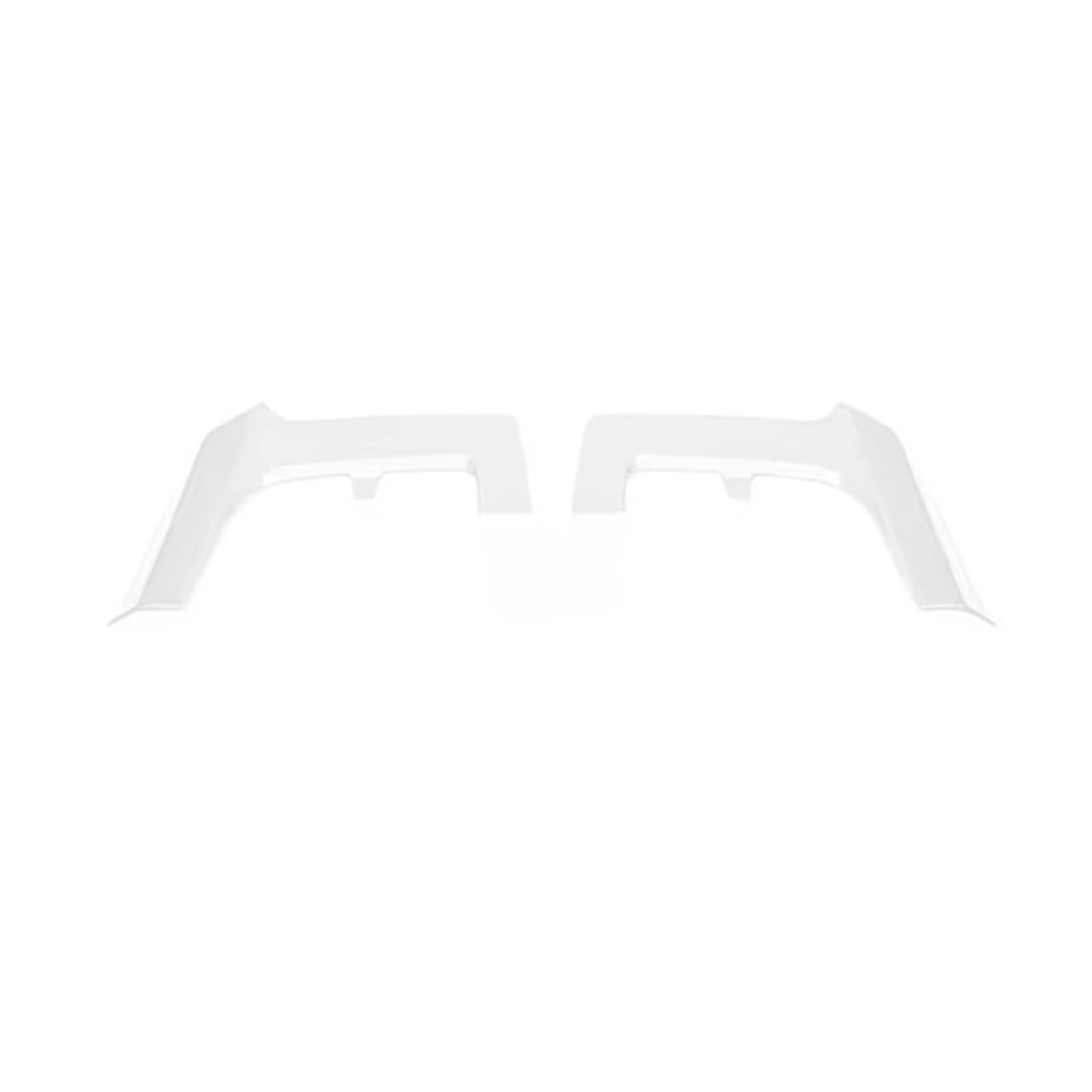Heckspoiler Bodykit Auto Heckspoiler Dachspoiler Flügel ABS-Kunststoff Außen Tuning Zubehör Für Civic FK7 2016 2017 2018 2019 2020 2021 Fließheck Spoiler(Roof White) von Nqkcuac