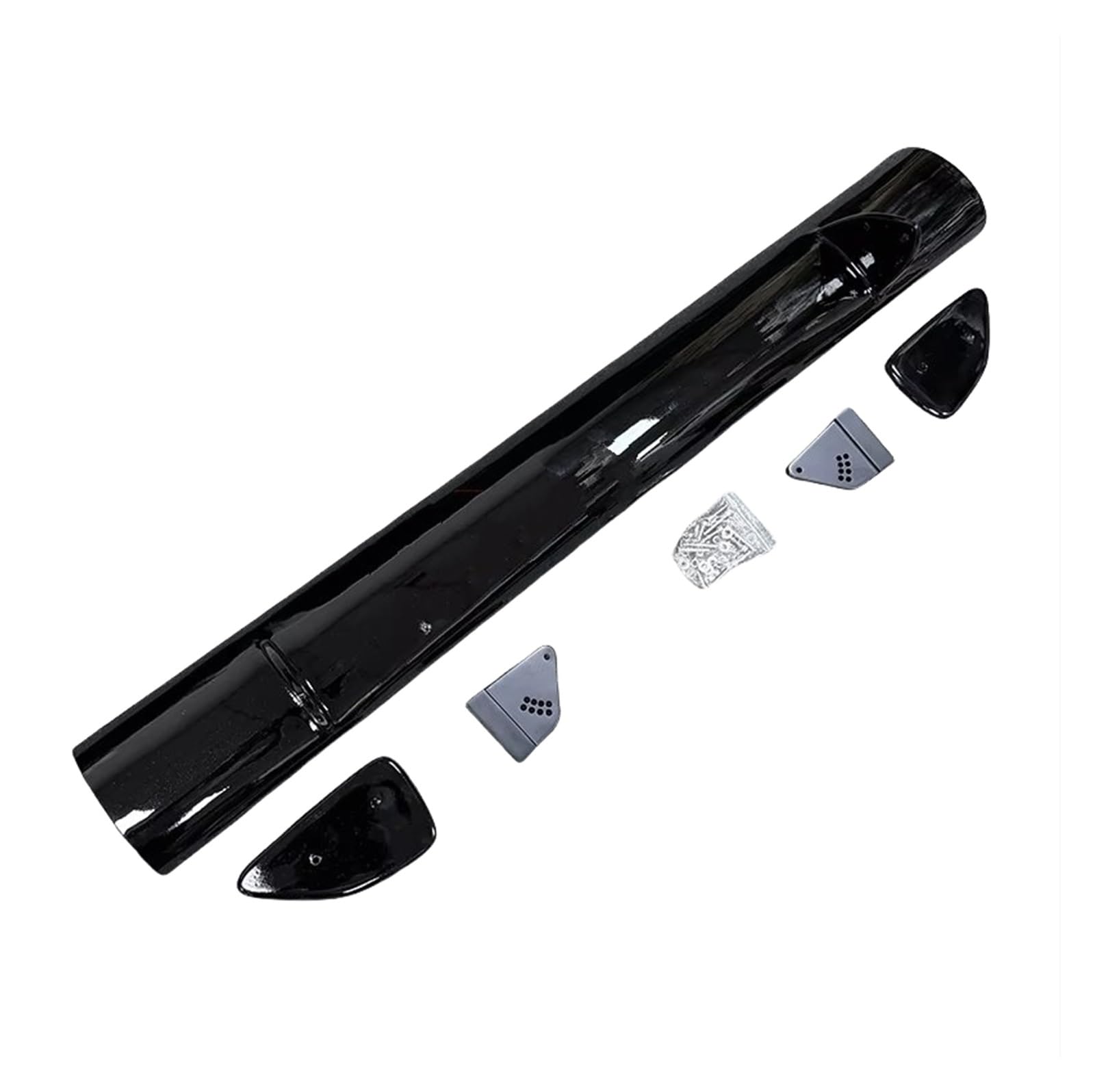 Heckspoiler Carbon Fiber Hinten Flügel Spoiler Auto Zubehör Modifikation Für M3 Spoiler E92 E46 Spoiler(Bright Black) von Nqkcuac
