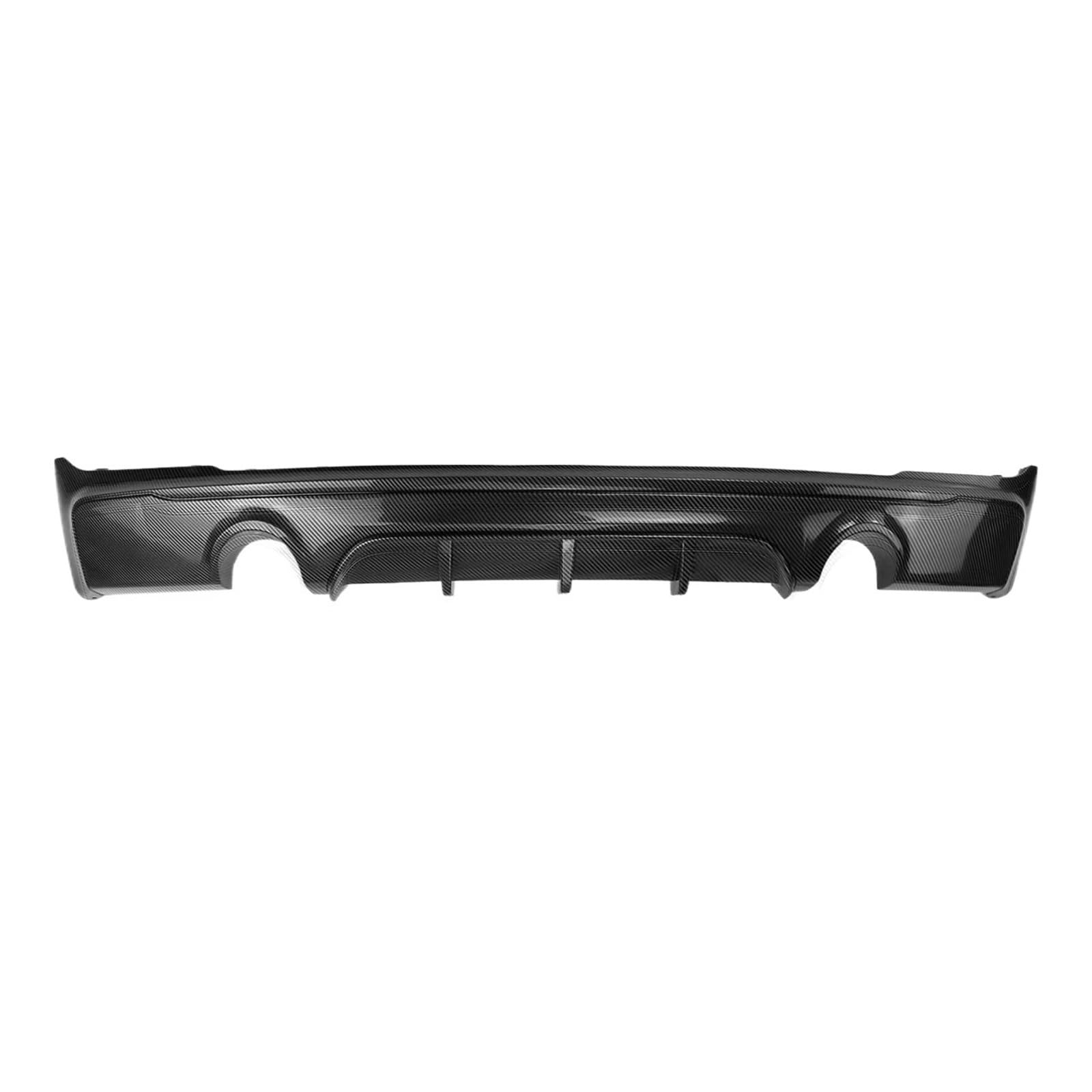 Heckspoiler Für 2 Series Coupe F22 F23 2014-2021 Auspuff Unterer Spoiler Für Splitter Schutz Platte Auto Teile Hinten Stoßstange Diffusor Lip Spoiler(Carbon Fiber Look) von Nqkcuac