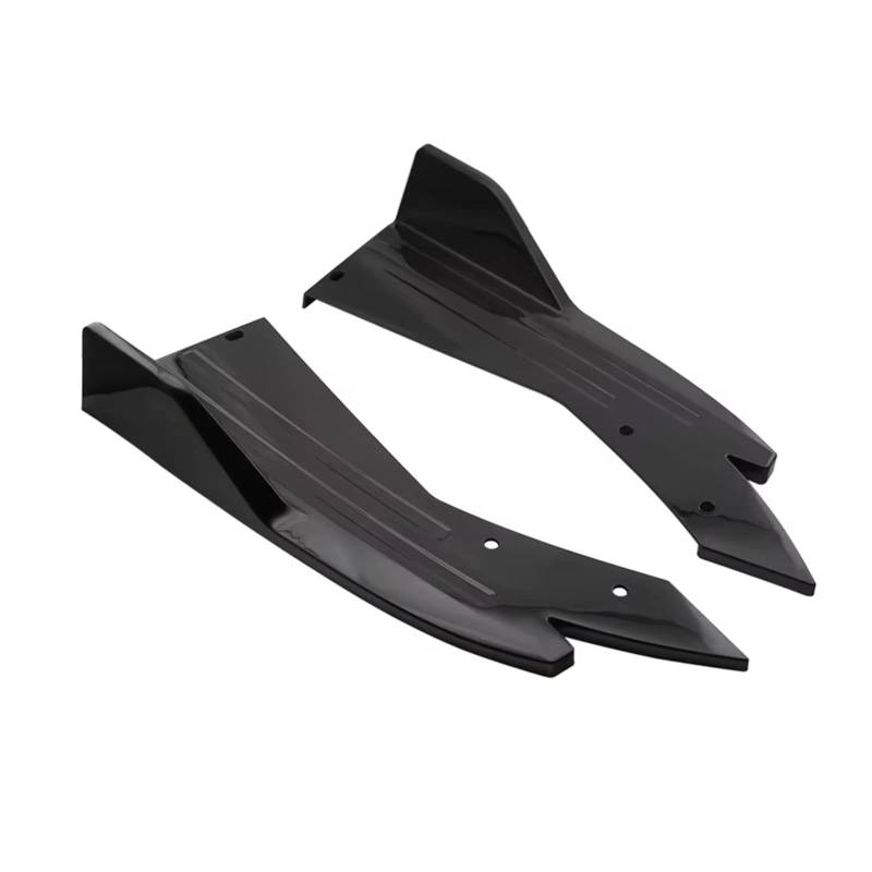 Heckspoiler Für A4 A5 A6 RS5 RS6 TT B7 B8 B6 B9 8P 8V 8Y 2 STÜCK Heckspoilerlippe Diffusor Splitter Canard Protector Frontspoiler Body Kit Spoiler(Black) von Nqkcuac