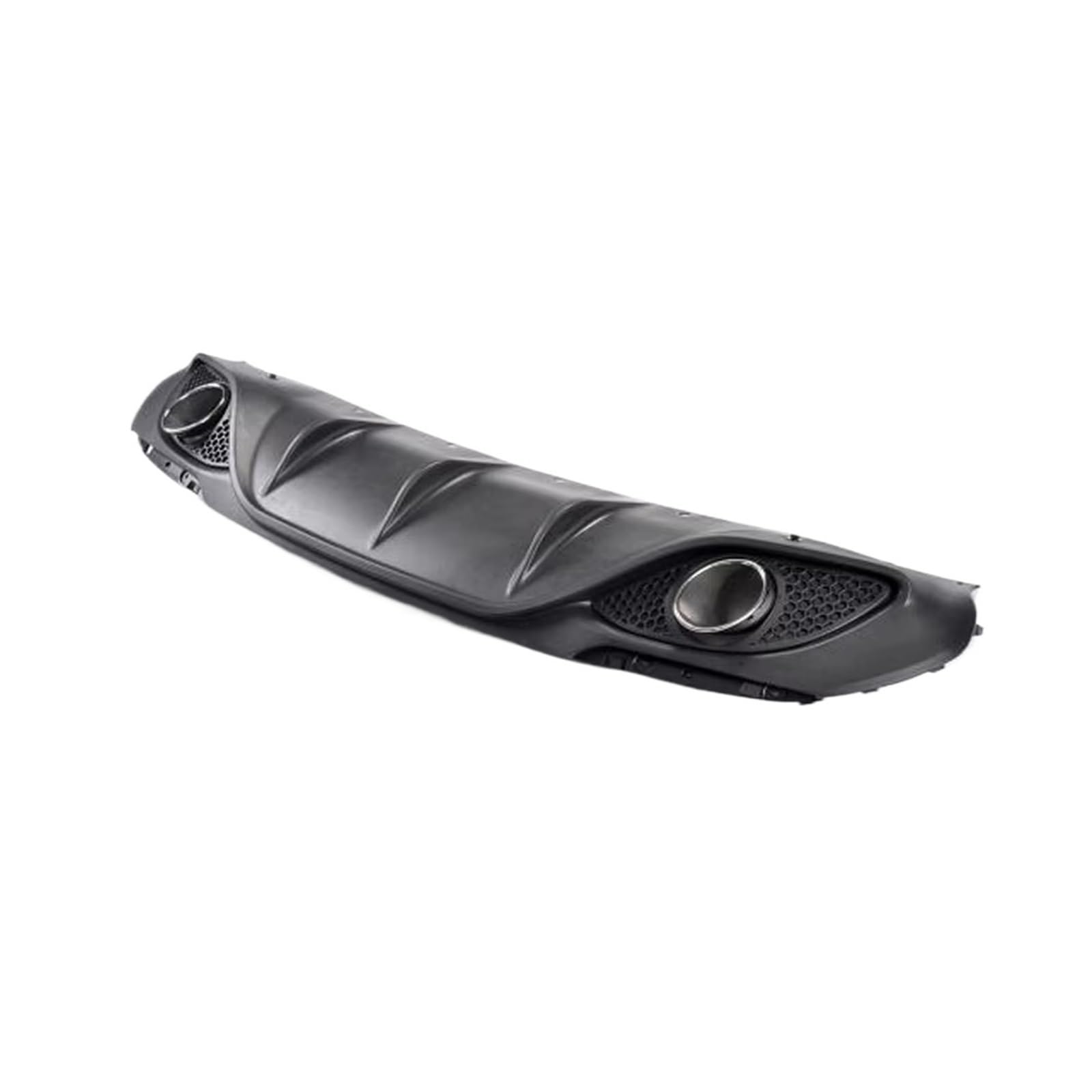 Heckspoiler Für Alfa Für Romeo Für Giulia Base 2017-2022 Heckspoilerlippe Diffusor Spoiler Mit Auspuffspitzen Schwarz PP Heck-Renn-Bodykits Spoiler(Without reflectors) von Nqkcuac