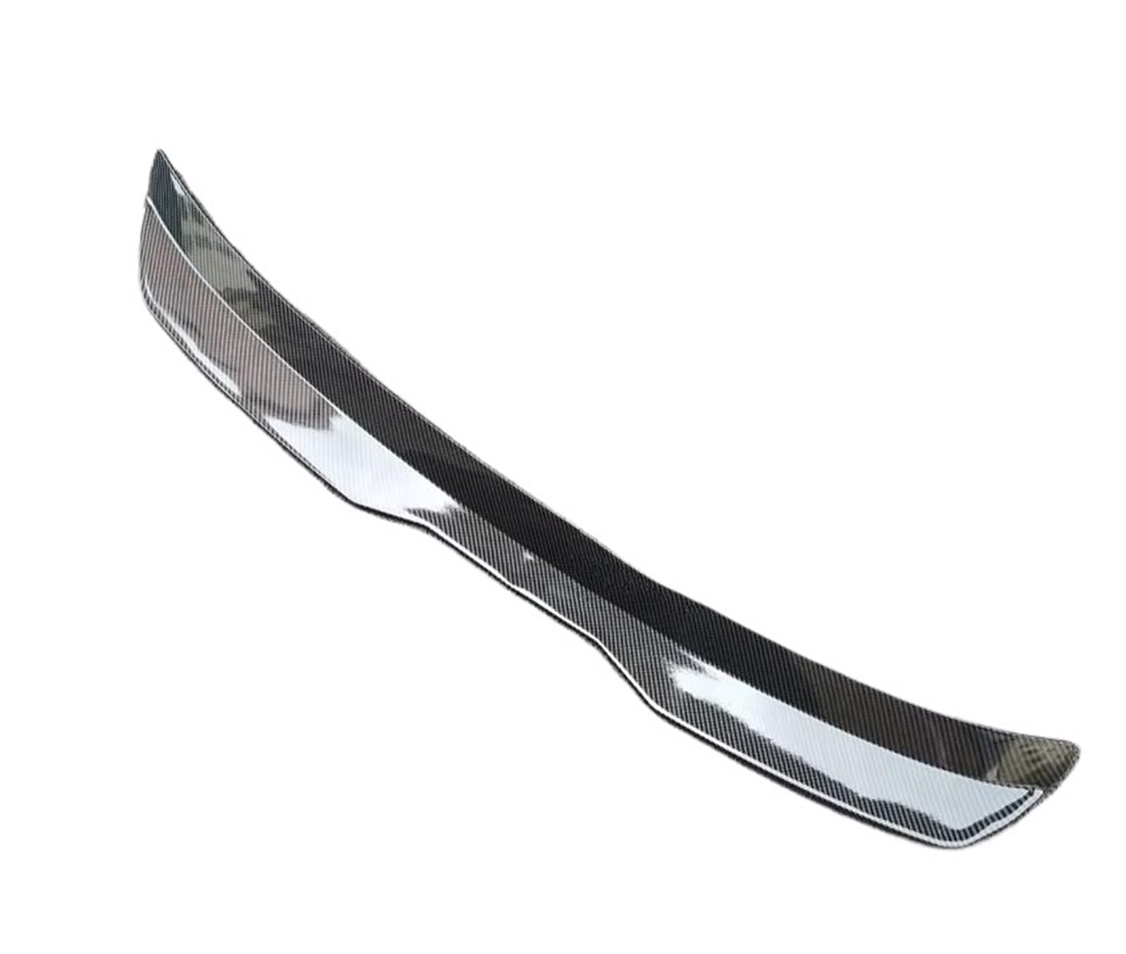 Heckspoiler Für FIAT Für Grande Für Punto 2007 2008 2009 2010 Glänzend Schwarz ABS Kunststoff Dach Flügel Fließheck Spoiler Lippe Hinten Flügel Spoiler Spoiler(Unpainted) von Nqkcuac