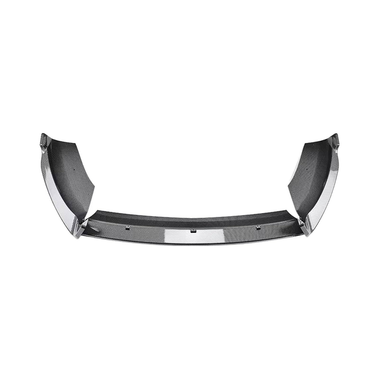 Heckspoiler Für Ford Für Fiesta ST MK7 2012 2013 2014-2016 2017 2018 Heckflügel Dachspoilerkappe Heckflügel Modifiziertes Dekorationszubehör Schwarz Glänzend Spoiler(Carbon Look) von Nqkcuac