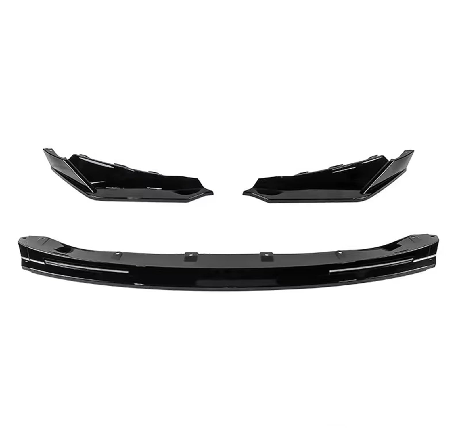 Heckspoiler Für M3 G80 M4 G82 2021 2022 2023+ Gloss Black Frontstoßstange Lip Spoiler Diffusor Splitter Body Kit Schürzen Cover Guard Trim Spoiler(Glossy Black) von Nqkcuac